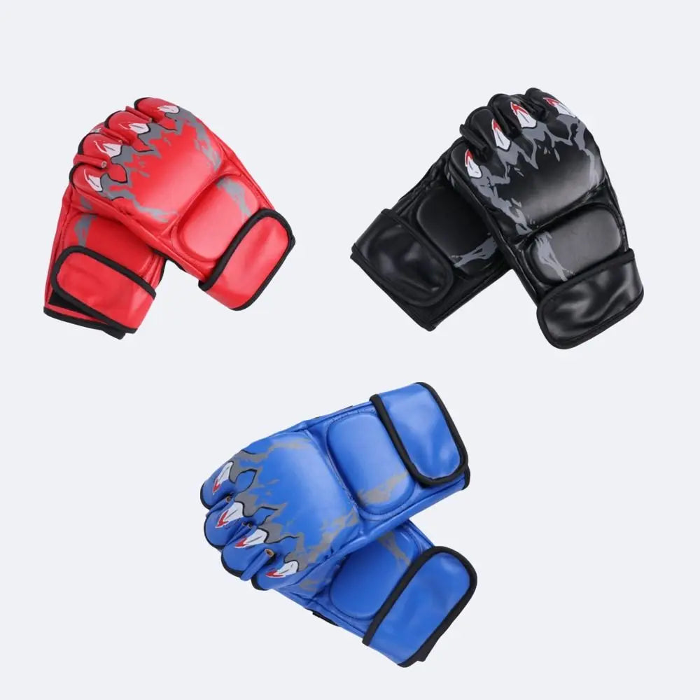 Pro MMA Grappling Gloves - Half-Finger Training Gloves with Claw Design