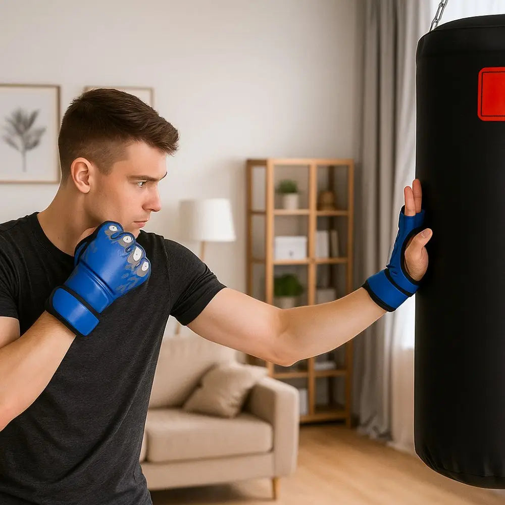 Pro MMA Grappling Gloves - Half-Finger Training Gloves with Claw Design