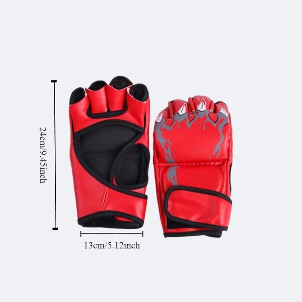 Pro MMA Grappling Gloves - Half-Finger Training Gloves with Claw Design