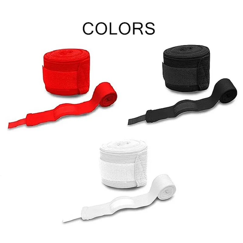 Professional Hand Wraps - 2.5M Cotton Boxing Bandages