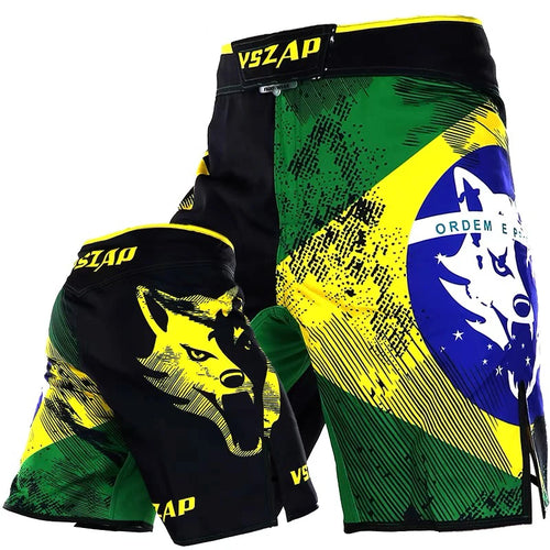 Brazil Flag Fight Shorts - Premium BJJ Training