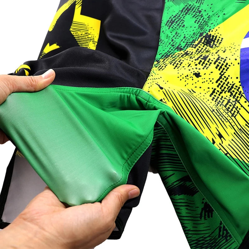 Brazil Flag Fight Shorts - Premium BJJ Training