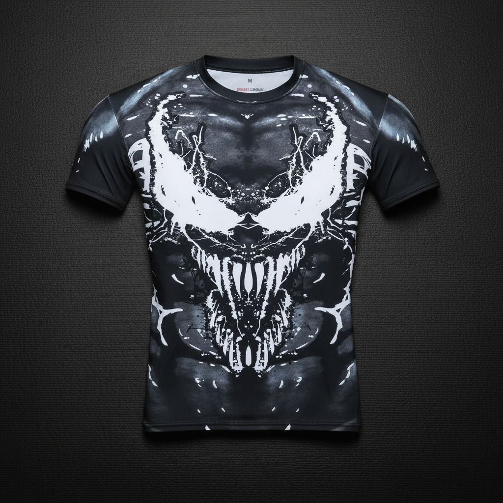 Rashguard flat lay no reflections